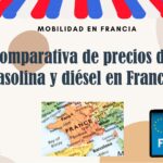 Comparativa de precios de gasolina y diésel en las gasolineras de Francia