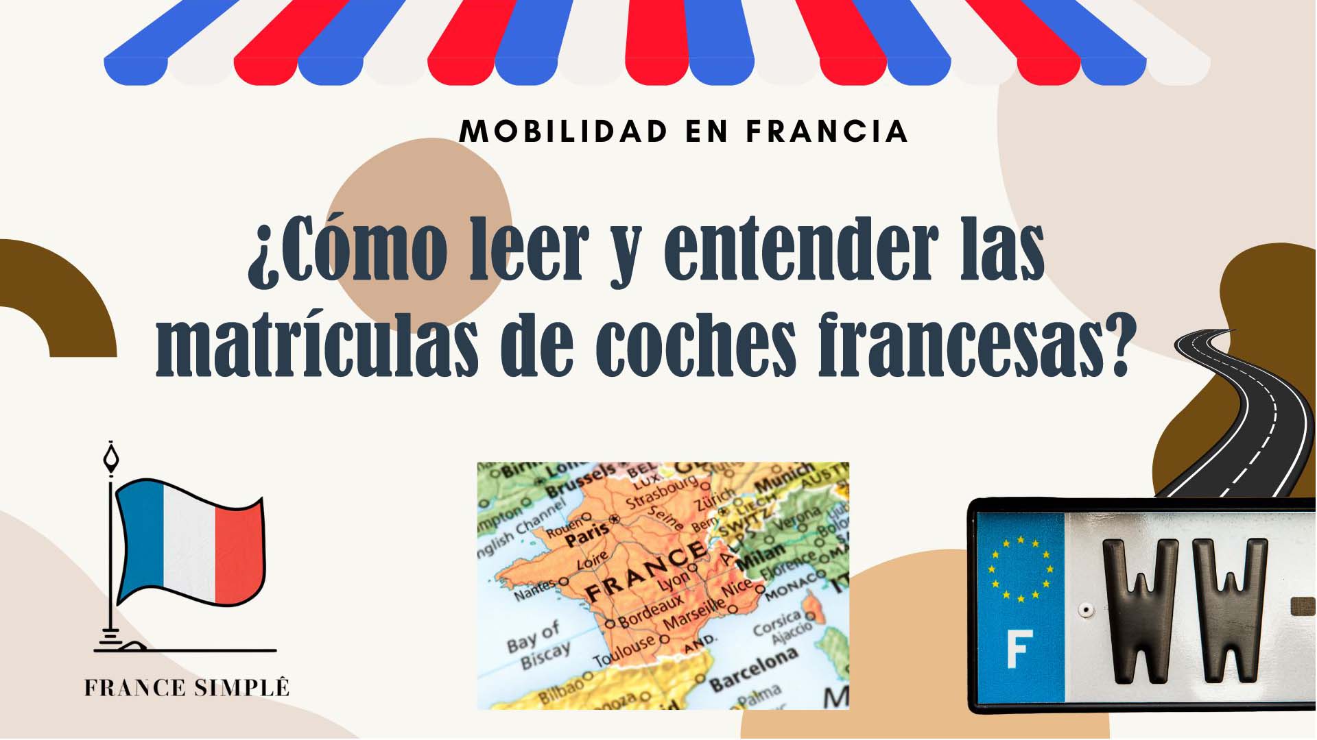 Cómo leer y entender las matrículas de coches francesas