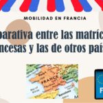 Comparativa entre las matrículas francesas y las de otros países europeos